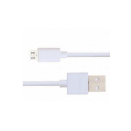 Imagem de Kit 5 Cabos Micro-Usb V8 Branco Kingo 1M 2.1A Para Galaxy J8