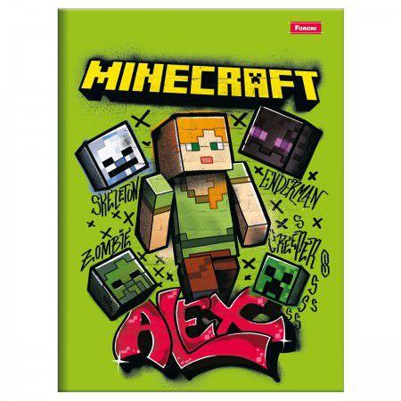 Kit 5 Caderno Brochurão Minecraft + Caderno Desenho - Foroni - Minicraft -  Caderno de Desenho - Magazine Luiza