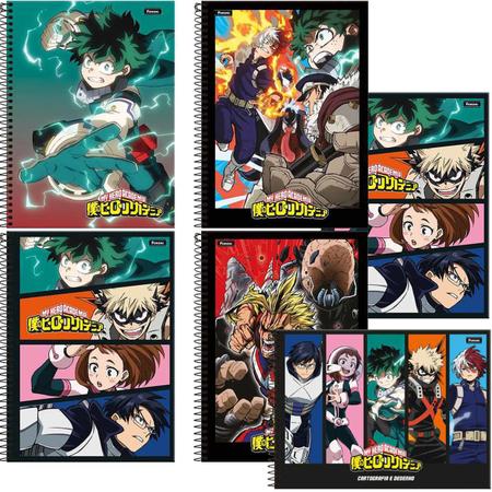 Livro Kit My Hero Academia Vol. 1 Ao 5