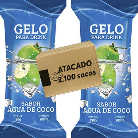 Embalagem Gelo Saborizado Água de Coco