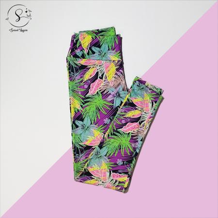 Imagem de kIT 5 Calças Legging Suplex Estampada Roupa Fitness Academia Ginástica