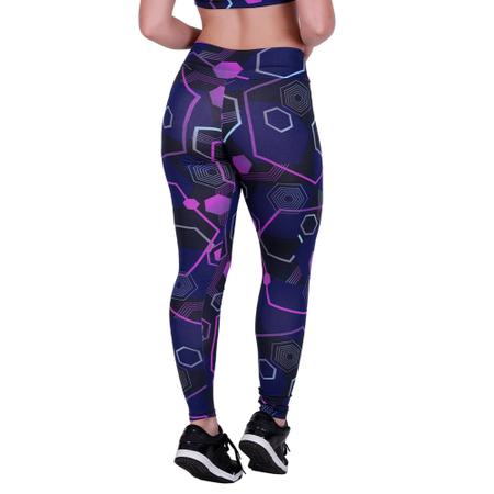 Imagem de kIT 5 Calças Legging Suplex Estampada Roupa Fitness Academia Ginástica