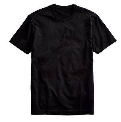 Imagem de Kit 5 Camisetas Básicas Masculina -shirt Algodão Preta Tee