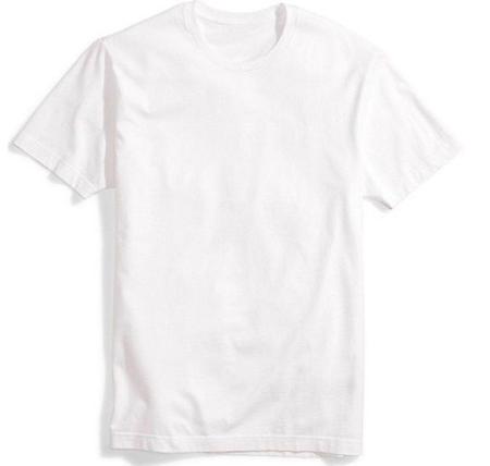 Imagem de Kit 5 Camisetas Básicas Masculina T-shirt Algodão Branca Tee