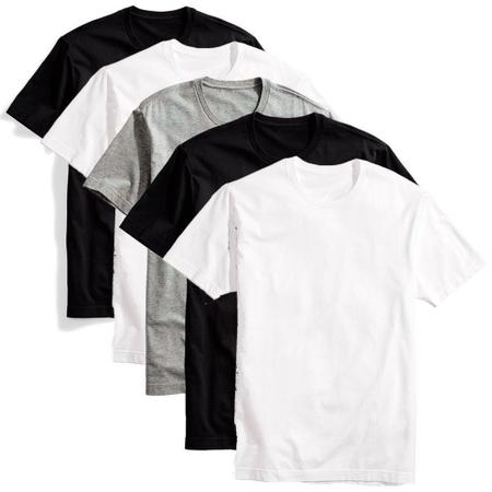 Imagem de Kit 5 camisetas básicas masculina t-shirt algodão colors tee - Part.B