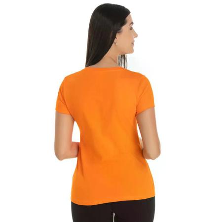 Imagem de Kit 5 Camisetas Feminina Baby Look 100% Algodão Premium