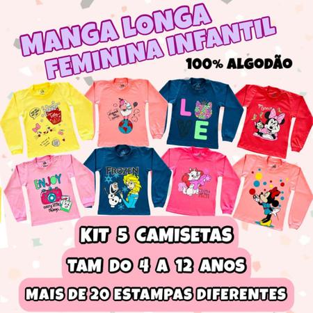 Camisetas femininas store diferentes