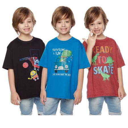 meninos da criança Camiseta tropical & jogo de damas imprimir