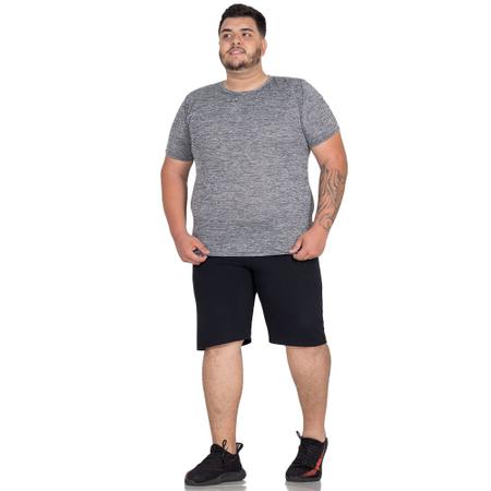 Kit 5 Camisetas Masculina Plus Size Sport Manga Curta Lisa - Zafina Imagem de Kit 5 Camisetas Masculina Plus Size Sport Manga Curta Lisa
