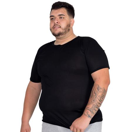 Kit 5 Camisetas Masculina Plus Size Sport Manga Curta Lisa - Zafina Imagem de Kit 5 Camisetas Masculina Plus Size Sport Manga Curta Lisa