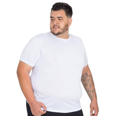 Kit 5 Camisetas Masculina Plus Size Sport Manga Curta Lisa - Zafina Imagem de Kit 5 Camisetas Masculina Plus Size Sport Manga Curta Lisa