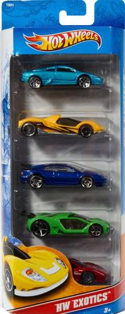 Kit 5 Carrinhos Hot Wheels Sortidos Original Coleção Brinde