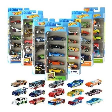 Kit com 5 Carrinhos Hot Wheels Sortidos - Mattel - Carrinho de Brinquedo -  Magazine Luiza