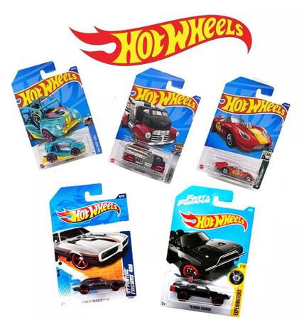 Kit 3 Carrinhos Hot Wheels Básicos Escala 1:64 Sortidos C4982 - Mattel