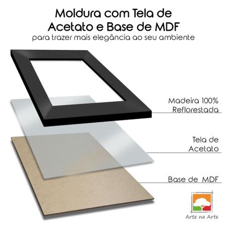 Imagem de Kit 5 Certificados/Diplomas A4 com Tela de Acetato e MDF