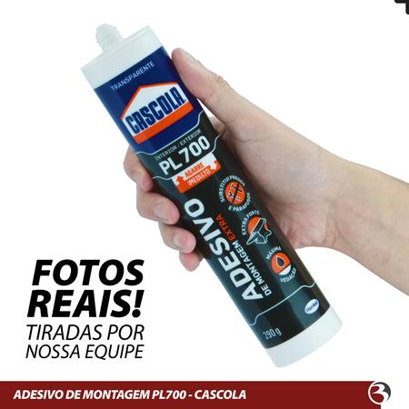 Imagem de Kit 5 Cola Adesiva Montagem Cascola Mota e Fixa PL700 Extra Forte 290g - Henkel