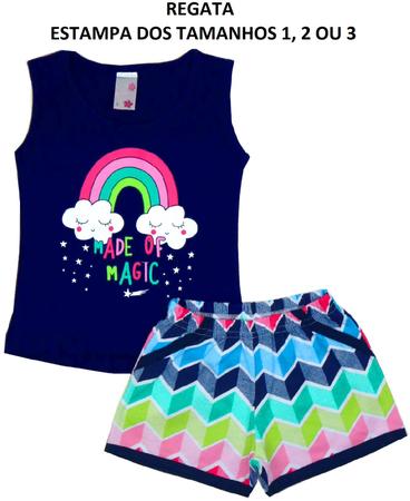 Imagem de Kit 5 Conjunto Infantil Feminino Roupa Infantil Menina