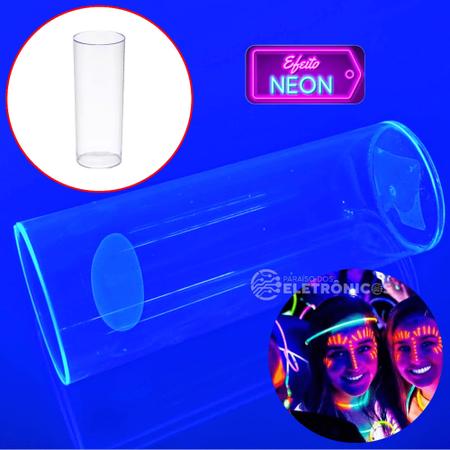 Imagem de Kit 5 Copos Acrílico Transparente Neon Long Drink AP1000CRN