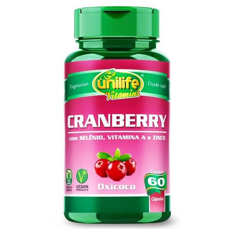 Imagem de KIT 5 CRANBERRY OXICOCO + VITAMINAS 60 Cápsulas UNILIFE