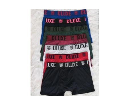 Imagem de Kit 5 Cueca Boxer Box Laycra Masculina Oferta