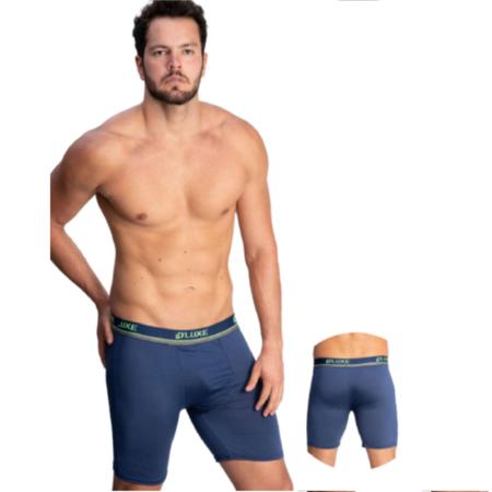 Imagem de Kit 5 Cueca Boxer Long Leg Longa Laycra Masculina Ciclista