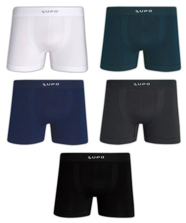 Cueca Boxer Lupo Micromodal - Preto