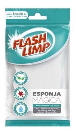 Imagem de Kit 5 Esponja Mágica Limpa Parede Tenis - FlashLimp