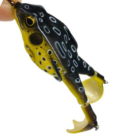 Imagem de Kit 5 Iscas Artificiais Frogs Whopper Anti Enrosco Hélice