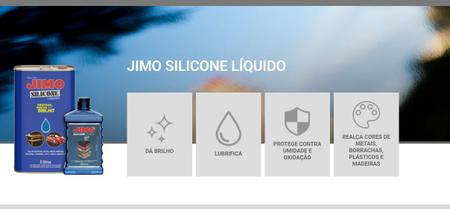 Imagem de Kit 5 Jimo Silicone Liquido 250ml Automotivo Limpa Protege