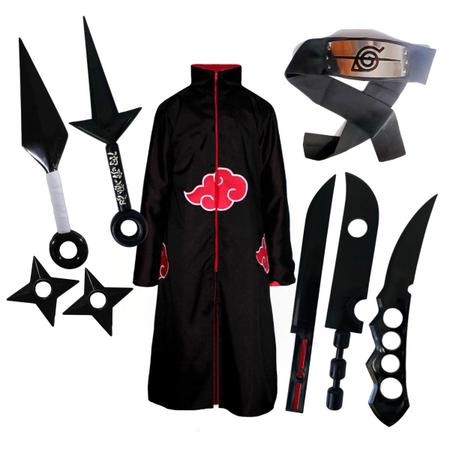 Bandana Naruto Cosplay Akatsuki Aldeia Ninja Faixa Anime