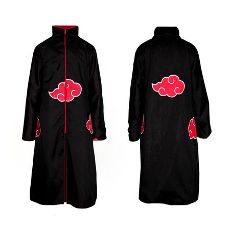 Naruto Anime Akatsuki Uchiha Itachi Cloak Anime Cosplay Fantasia Unisex  Ninja-1