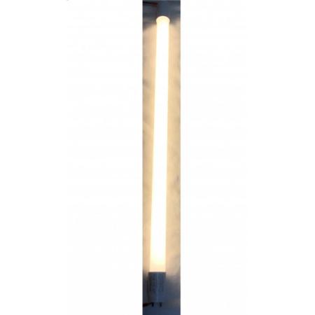 Imagem de Kit 5 lampada tubular led  9w 3000k bivolt 60cm foxlux led05.04