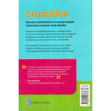 Kit 2 Livros Passatempos Coletânea Coquetel 150 Caça-Palavras e 250 Dominox  Numerox Cruzadox Duplex - Livros de Palavras Cruzadas - Magazine Luiza