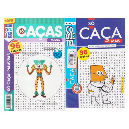 Livro Passatempos Sudoku Nível Fácil e Médio Ideal Para Iniciantes Kit 5  Volumes Encadernados - Livros de Palavras Cruzadas - Magazine Luiza