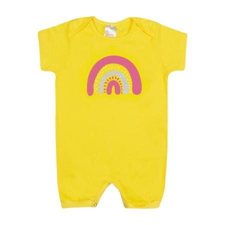Kit 5 Macaquinho Infantil Menina Bebê Estampado Cor Sortidas - Moderna Fashion Imagem de Kit 5 Macaquinho Infantil Menina Bebê Estampado Cor Sortidas