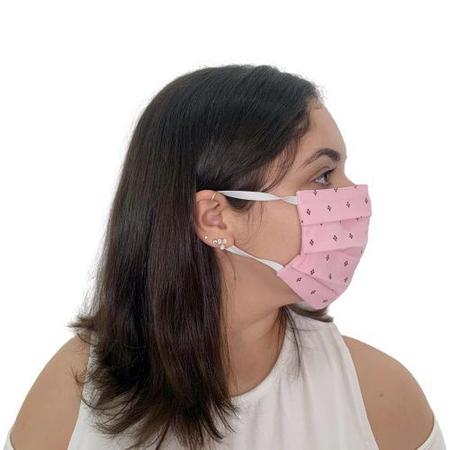 Imagem de Kit 5 máscaras de proteção facial estampadas reutilizável