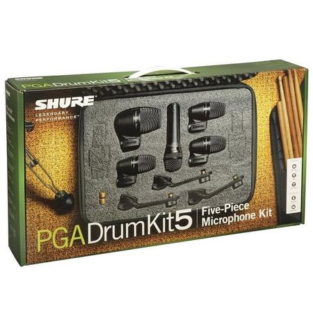 Imagem de Kit 5 microfones para bateria PGA DRUM KIT5 - SHURE