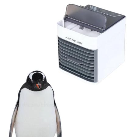 Imagem de Kit 5 Mini Ar Condicionado Portátil Clima Umidificador USB