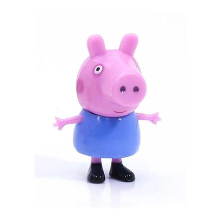 Imagem de Kit 5 Mini Bonecos Peppa Pig Colecionáveis - Dtc