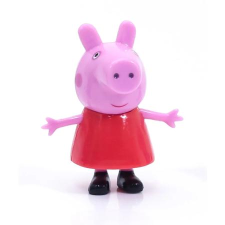 Imagem de Kit 5 Mini Bonecos Peppa Pig Colecionáveis - Dtc