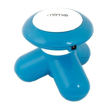 Imagem de Kit 5 Mini Massageador Elétrico Corporal Relaxante a Pilhas Azul