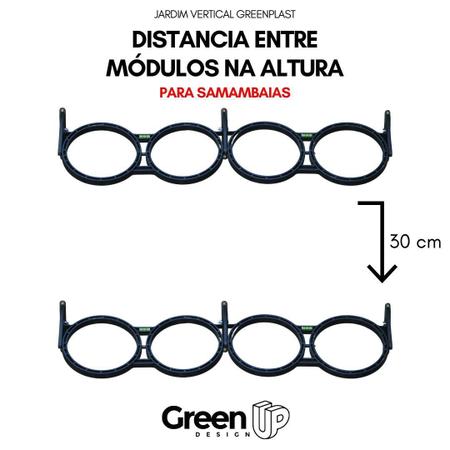 Imagem de Kit 5 Módulos Greenplast De 1 Metro + Irrigação