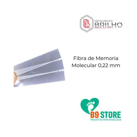 Imagem de Kit 5 Pct Fibra Memoria Molecular Unha 0,22 Pct 3 Un Brilho