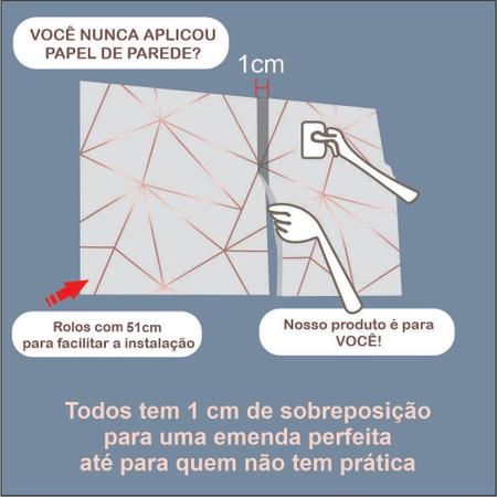 Kit 5 Rolos Papel Parede Vinílico 300x51cm - Não Tóxico - Colaí Adesivos Imagem de Kit 5 Rolos Papel Parede Vinílico 300x51cm - Não Tóxico