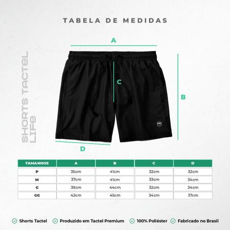 Imagem de Kit 5 Shorts Bermuda Masculino Básico Mauricinho Tactel