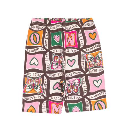 Kit 5 Shorts Cotton Infantil Para Meninas 2 a 12 Anos - Vini kids