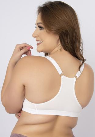 Imagem de Kit 5 Soutien Vekyo Liso Nadador Bojo Alça Plus Size