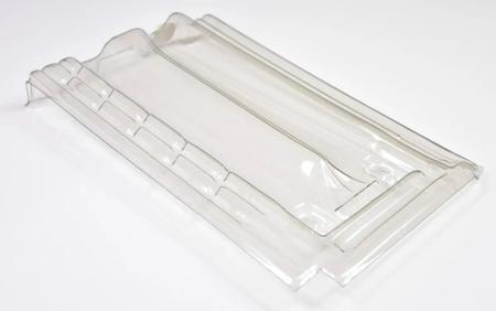 Imagem de Kit 5 Telhas Transparente Plastica Francesa Paraná - Lubian