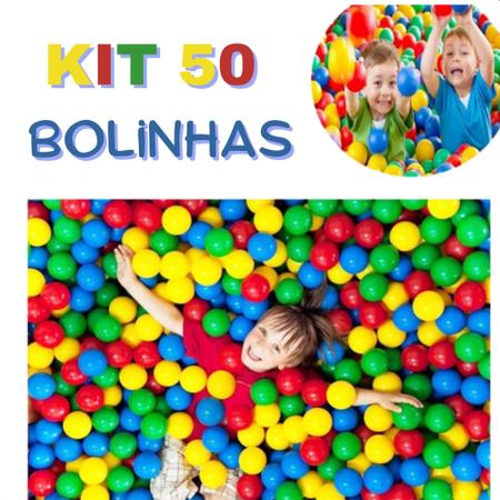 Jogo De Bolinhas Coloridas Piscina Diversão Crianças 50 Unidades