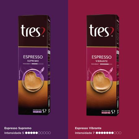 Kit 60 Cápsulas Três Corações Espressos Ganhe Lata Personalizada e  Exclusiva Café Fácil